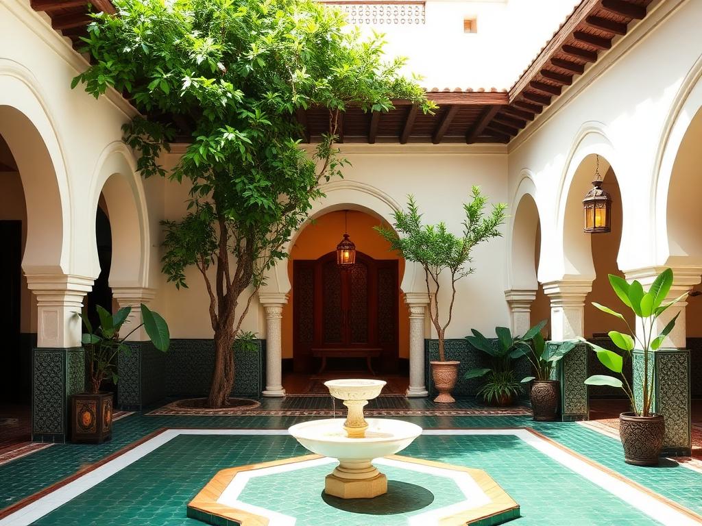 Heritage Riad with Courtyard Fountain